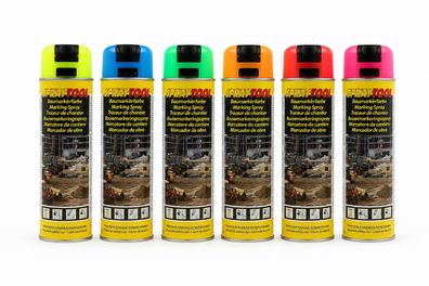 Markierungsspray 500 ml - hilft dabei, Linien, Punkte oder Abgrenzungen gut sichtb