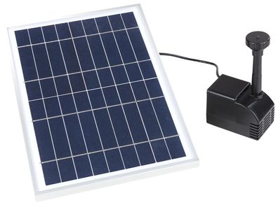 Solar Teichpumpe 800 l/h IP68 mit 5 Sprinkleraufsätzen