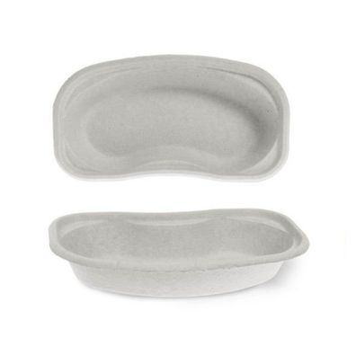 Beesana Nierenschale Unsteril Pappe Grau | 6x50 Stück Karton