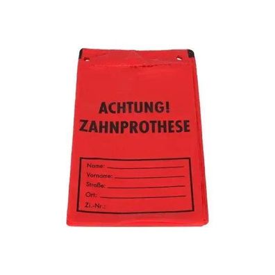 Deiss Emil KG | Roter LDPE Blockbeutel 160x240mm 35my 40 Stück