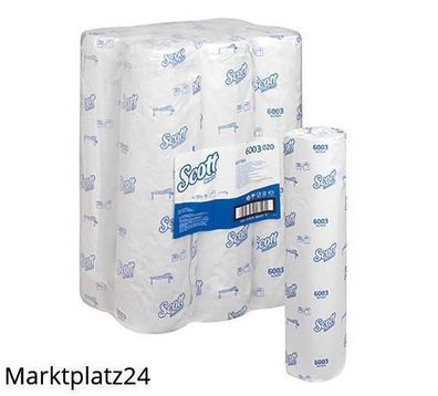 Scott Extra Ärzterollen 2lagig Weiß, 51x38cm, 6 Rollen à 130 Blatt
