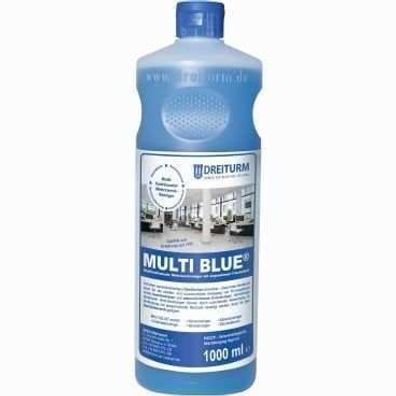 Multi Blue Reinigungslösung 1L Flasche | Umweltfreundlich, Streifenfrei