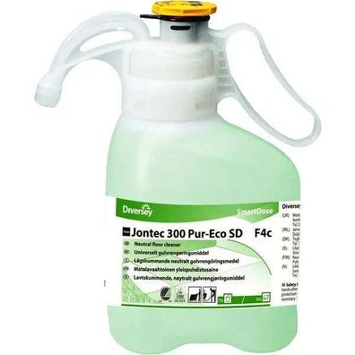 Taski Jontec 300 Pur-Eco SD Ökologische Bodenreinigung, 1,4L Flasche