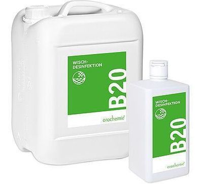B 20 Wischdesinfektion 10 L BAuARegNr.: N17626