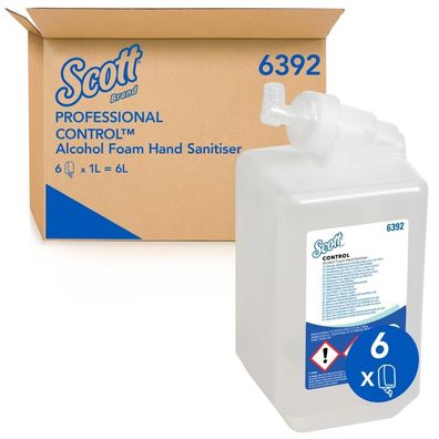 Scott Control HanddesinfektionsSchaum mit Alkohol 1L Kartusche