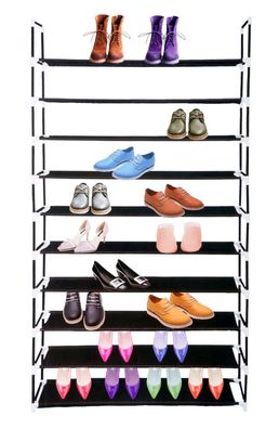 Schuhregal mit 10 Ablagefächer Schuhständer Schuhablage Schuhschrank Regal neu