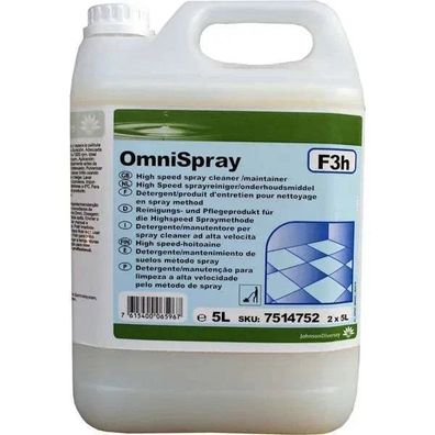 Bodenreiniger Taski Jontec OmniSpray F3h 5L Kanister, Streifenfrei