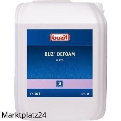 Buzil Defoam 10L Kanister Hochwirksames Entschäumer-Konzentrat