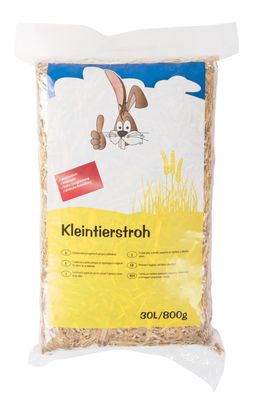 Naturstroh 30 Liter Kaninchenstroh Einstreu Stroh Hamster Nager Kleintierstroh