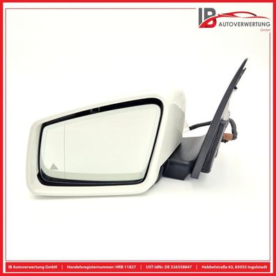 Außenspiegel Li 10 + 10 PIN Calcitweiss A2048102793 Mercedes C-KLASSE W204 C350