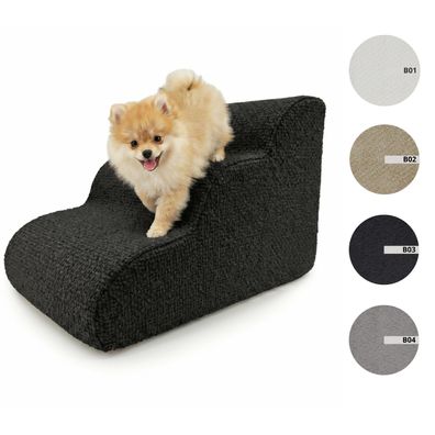 Muralo Hundetreppe Katzentreppe Rampe Haustiertreppe Wolkenform 3 Stufen 31x31x46cm
