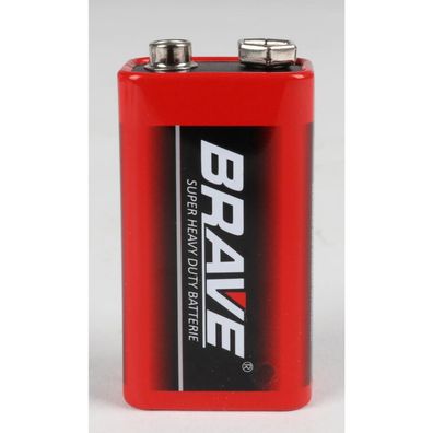 10x Brave Batterien 2er 9V 6F22 Super Stark Industrial Universal Strom Akku