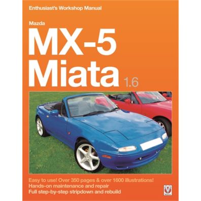 Mazda MX-5 Miata 1.6 Bj. 1989-1994 Reparaturanleitung Werkstatthandbuch Englisch