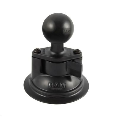 RAM Mounts Saugfuss mit Diamond-Basisplatte C-Kugel Drehverschluss (RAM-224U)
