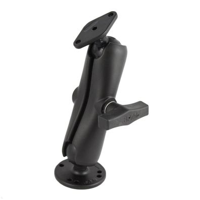 RAM Mounts Aufbau-Set - runde Basisplatte, mittlerer Verbindungsarm, Diamond-Bas