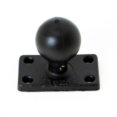RAM Mounts Basisplatte rechteckig 38,1 x 63,5 mm mit C-Kugel (RAM-202U-1525)