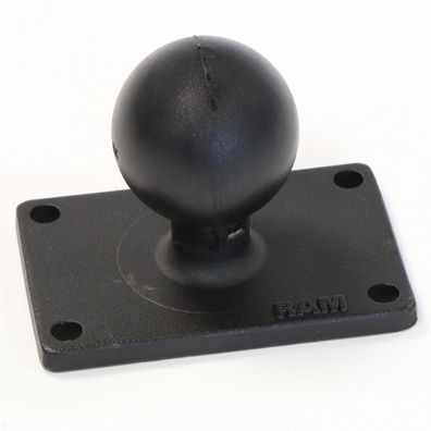 RAM Mounts Basisplatte rechteckig 50,8 x 76,2 mm mit C-Kugel (RAM-202U-23)