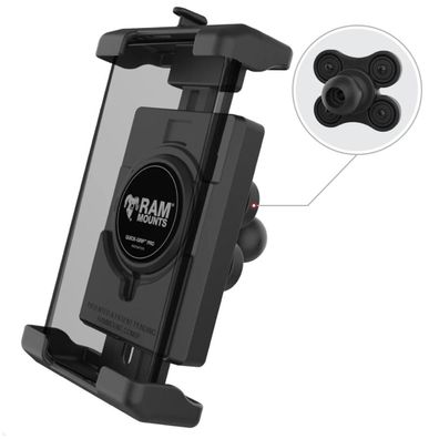 RAM Mounts Quick-Grip™ Pro XL Universal Smartphone-Halteschale 5,8-6,8 Zoll, Vi