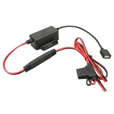 RAM Mounts GDS Hardwire Ladegerät mit USB-A Buchse, SAE Anschluss, 10-30V DC Ein