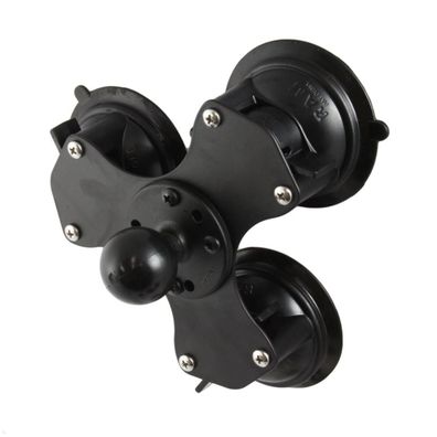 RAM Mounts Saugfuss-Set mit C-Kugel und runder Basisplatte (RAM-224-3U)