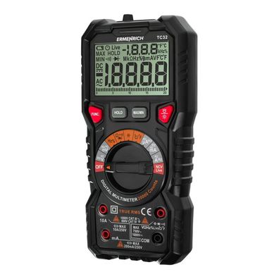 Ermenrich - 82989 - Zing TC32 Digitales Multimeter