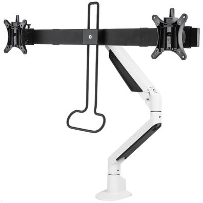 Fellowes Chicago Dual Monitor Tischhalterung Crossbar (100091582), weiß