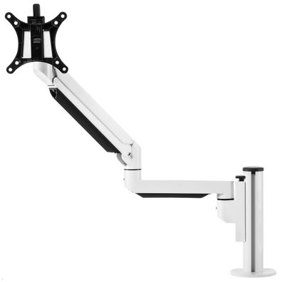 Fellowes Galaxy Single Monitor Tischhalterung mit Klemme (100091381), weiß