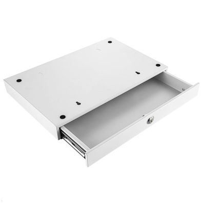 Fellowes Drawer Unterbau Schublade mit USB A/C Keystone, abschließbar, weiß (100