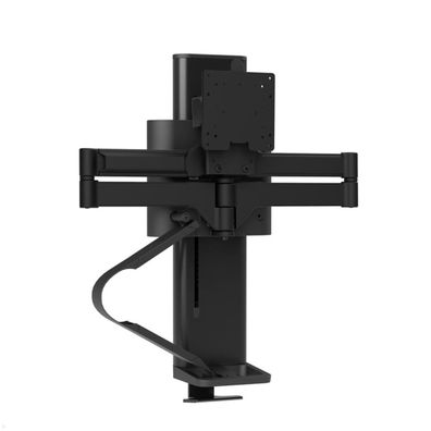 Ergotron TRACE Monitorhalterung mit flacher Tischklemme, Schwarz (45-657-224)