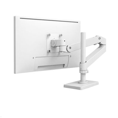 Ergotron LX Pro Monitorhalterung schwenkbar, Durchtisch, hohe Säule, weiß