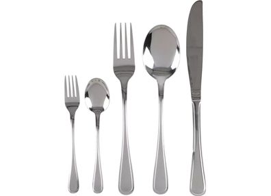 30tlg Tafelbesteck Amelie Set Essbesteck Messer, Löffel, Gabeln für 6 Personen