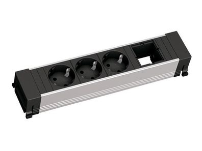 Bachmann Conference / TOP FRAME 4-fach 3x Steckdose, 1x CM (909.004)