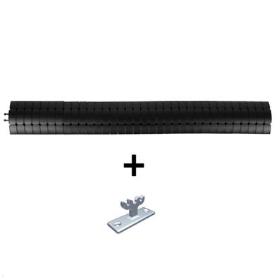 Bachmann Kabelschlange PRO Set mit Easy-Desk-3G-Halterung, schwarz (003.057B)