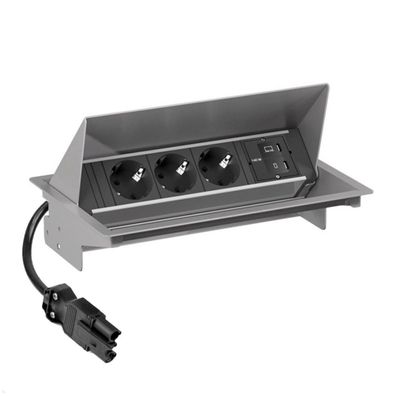 Bachmann CONEO Set Einbau Steckdose 4-fach 3x Steckdose, USB C/C/C Charger (BCM0