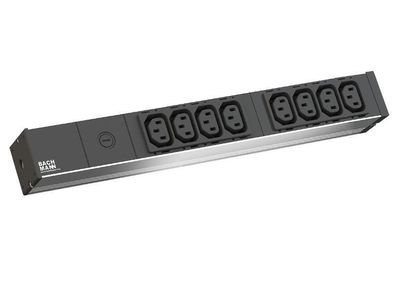 Bachmann IT PDU 19 Zoll Steckdosenleiste 8x C13 1HE mit Schutzkontaktstecker (33