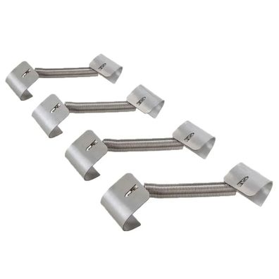 Windsicherung 4er-Set für Rinnenigel Dachrinnen 150-200 mm Edelstahl
