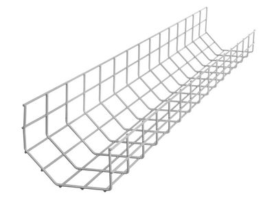 R-Go Steel Basic Untertisch-Kabelschacht Rgocmbask, silber