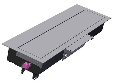 Bachmann TOP FRAME unsymmetrischer Rahmen 8-fach silber (925.501)