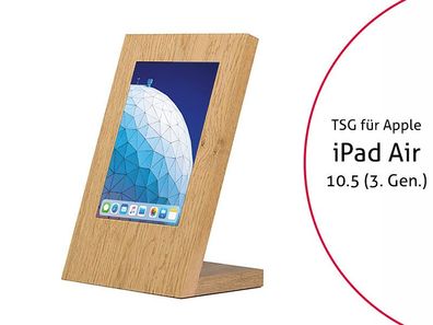 TabLines TTS070 iPad Ständer Tisch Apple Air 10.5 (3. Gen.), Eiche