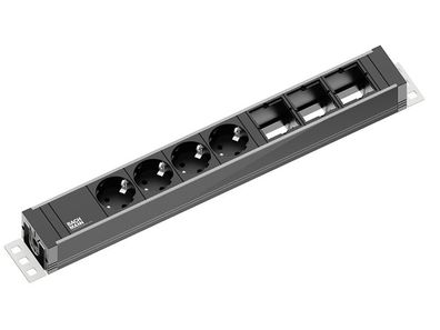Bachmann Universal Steckdosenleiste 4x Steckdose 3x Custom Module (922.0071)