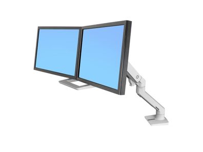 Ergotron HX Dual Monitorhalterung für 2 Monitore für USM Tisch, weiß (46-477-217