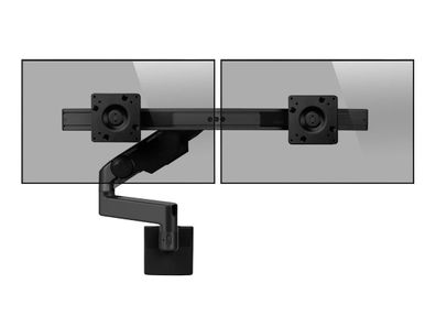 Humanscale M8.1 Monitor Wandhalterung für 2 Monitore gerade schwarz (M81HMBE2B)