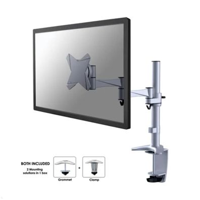 Neomounts FPMA-D1330SILVER Monitor Tischhalterung, silber