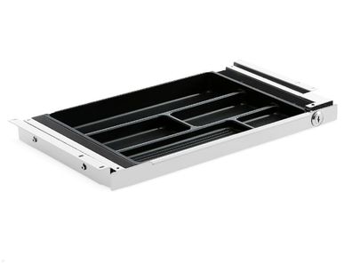 TecLines TUS004W ausziehbare Unterbau Schublade S abschließbar, weiß