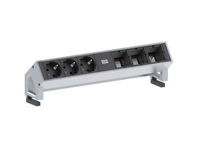 Bachmann DESK 2 3x Steckdose 3x Custom (902.202) weiß