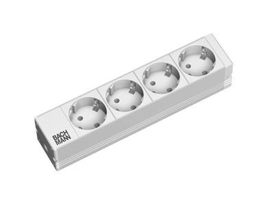 Bachmann 10Zoll Steckdosenleiste 4x Steckdose 1HE (333.0122)
