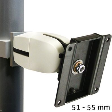 Ergotron Serie 100 Double Monitorhalterung für Rohre / Säulen 51-55 mm
