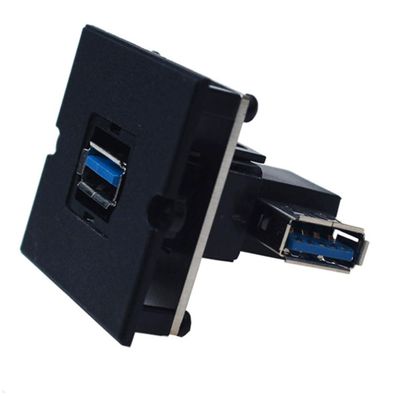 Bachmann Custom Modul 1x USB 3.0 A/A Buchse, 90° angewinkelt (917.122)