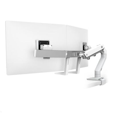 Ergotron HX Dual Monitorhalterung für 2 Monitore mit C-Klemme, weiß (45-521-216)