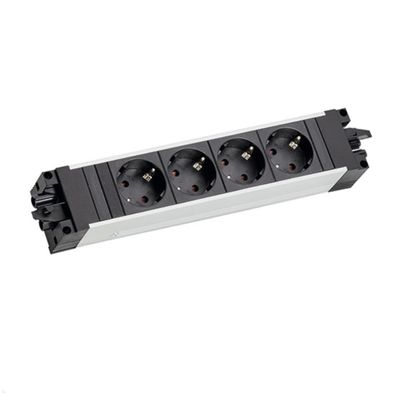 Bachmann STEP ALU 4x Steckdosenleiste CEE7/3 KS GST18i3 (906.18802)